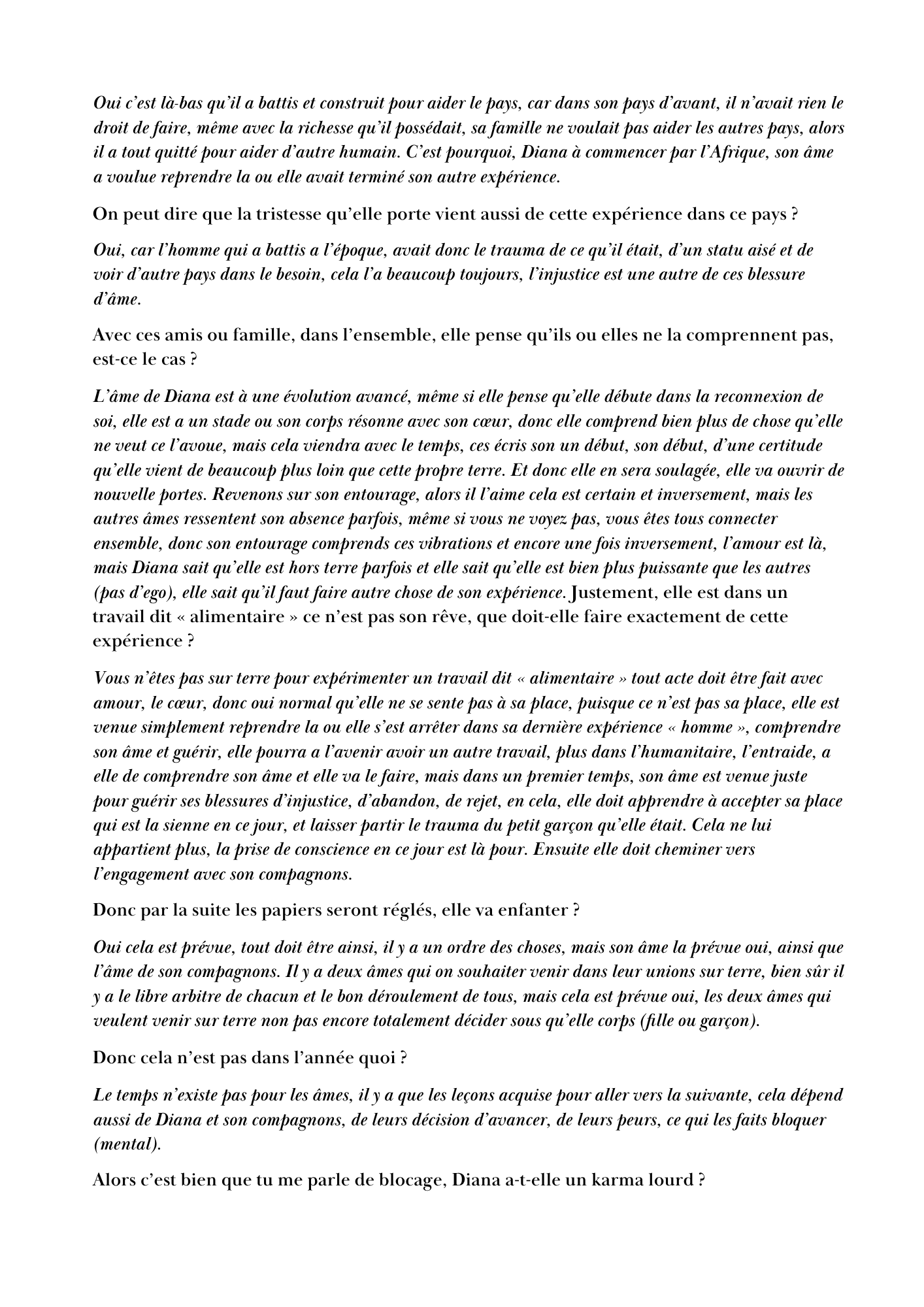 extrait de transmission Elise Medium
